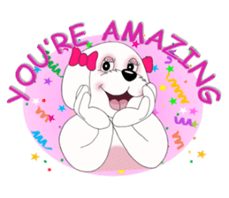 Bichon Buddy and Friends sticker #7159624