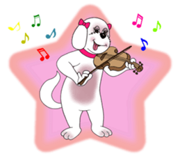 Bichon Buddy and Friends sticker #7159631