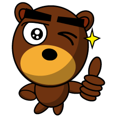 Black Eyebrows Bear 14