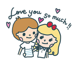 Chuck&Sugar's sweet love sticker #7160615