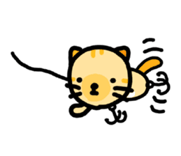 tsuri meow sticker #7161228
