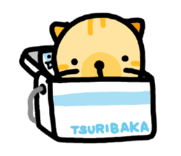 tsuri meow sticker #7161232