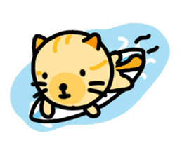 tsuri meow sticker #7161238