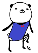 Greco-Roman style panda sticker #7161572