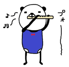 Greco-Roman style panda sticker #7161585