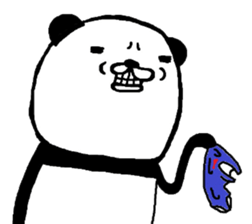 Greco-Roman style panda sticker #7161591