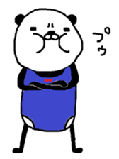 Greco-Roman style panda sticker #7161594