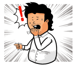 Rookie Japanese businessman "nabe"stamp sticker #7161653