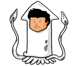 Rookie Japanese businessman "nabe"stamp sticker #7161678