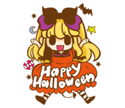 Alice on Halloween day sticker #7161720