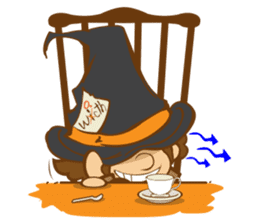 Alice on Halloween day sticker #7161727