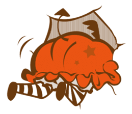 Alice on Halloween day sticker #7161730
