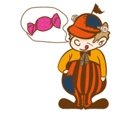 Alice on Halloween day sticker #7161731