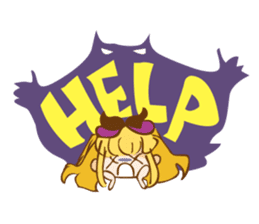 Alice on Halloween day sticker #7161740