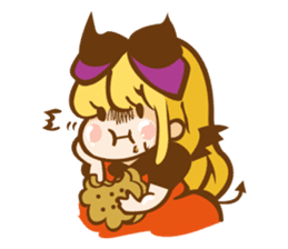 Alice on Halloween day sticker #7161754