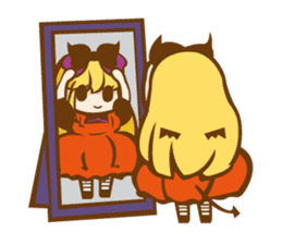 Alice on Halloween day sticker #7161758