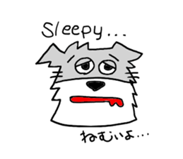 Schnauzer Jackie at the Marching Band sticker #7161894