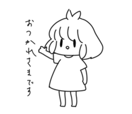 Sayoko and Mysterious monster. sticker #7162128