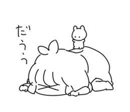 Sayoko and Mysterious monster. sticker #7162137