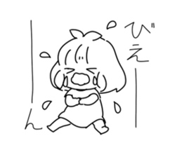 Sayoko and Mysterious monster. sticker #7162142