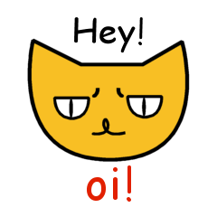 Expressionless cat English version