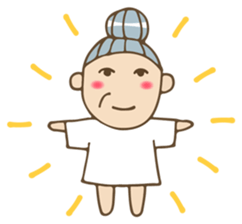 White Aunt sticker #7162449