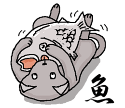 He is a cat named Gal 2 sticker #7162739