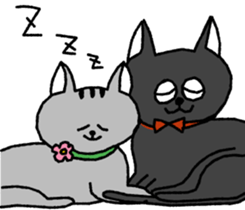 Cat lover's day-to-day Sticker sticker #7163036