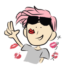 Kevin and Miku sticker #7163299