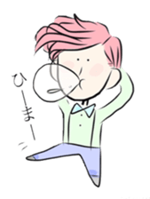 Kevin and Miku sticker #7163307