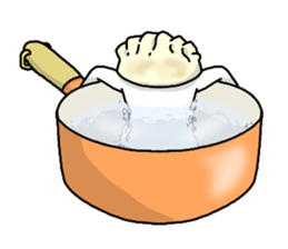 Exchange of the gyoza sticker #7163942