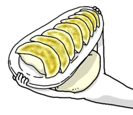 Exchange of the gyoza sticker #7163960