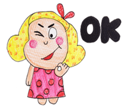 Crayon Maria sticker #7164092