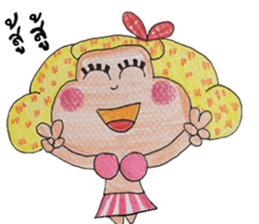 Crayon Maria sticker #7164106