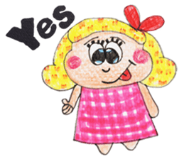 Crayon Maria sticker #7164120