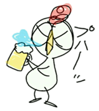 Onta! An annoying bird! ver.2 sticker #7164769