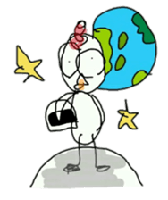 Onta! An annoying bird! ver.2 sticker #7164792