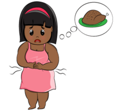 Nong Kanoon: Funny fat girl! sticker #7166172