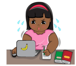 Nong Kanoon: Funny fat girl! sticker #7166181