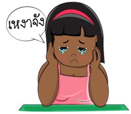 Nong Kanoon: Funny fat girl! sticker #7166197