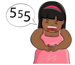 Nong Kanoon: Funny fat girl! sticker #7166200