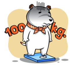 Hootang The Dog : Hello!! sticker #7166442