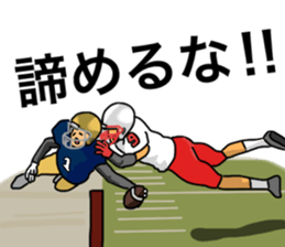 American football sticker(real) ver.2 sticker #7166783