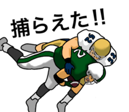 American football sticker(real) ver.2 sticker #7166789