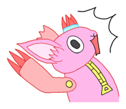 Carnivorous rabbit and herbivorous bear sticker #7166895