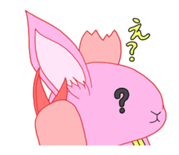 Carnivorous rabbit and herbivorous bear sticker #7166896