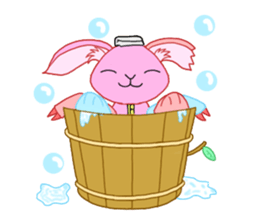 Carnivorous rabbit and herbivorous bear sticker #7166919