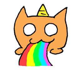 Oni Cat sticker #7167196