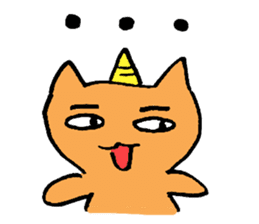 Oni Cat sticker #7167197