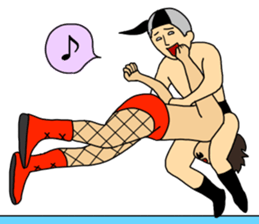 Topknot man2 sticker #7167326